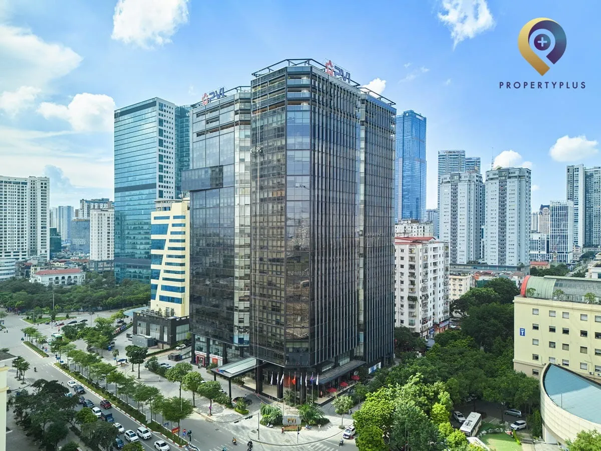 Toàn cảnh tòa nhà PVI Tower tại Cầu Giấy